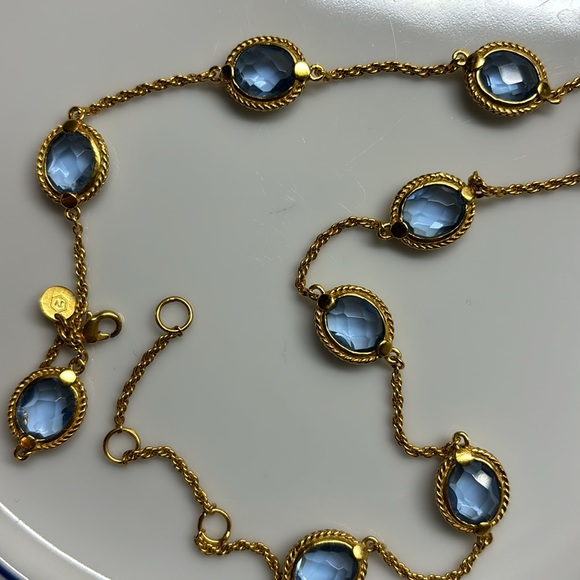Julie Vos necklace with blue stones - Picture 3 of 4